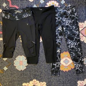 Old Navy compression leggings lot L